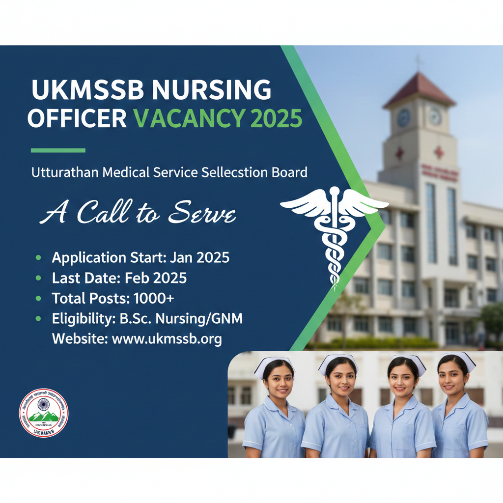 UKMSSB Nursing Officer Vacancy 2025