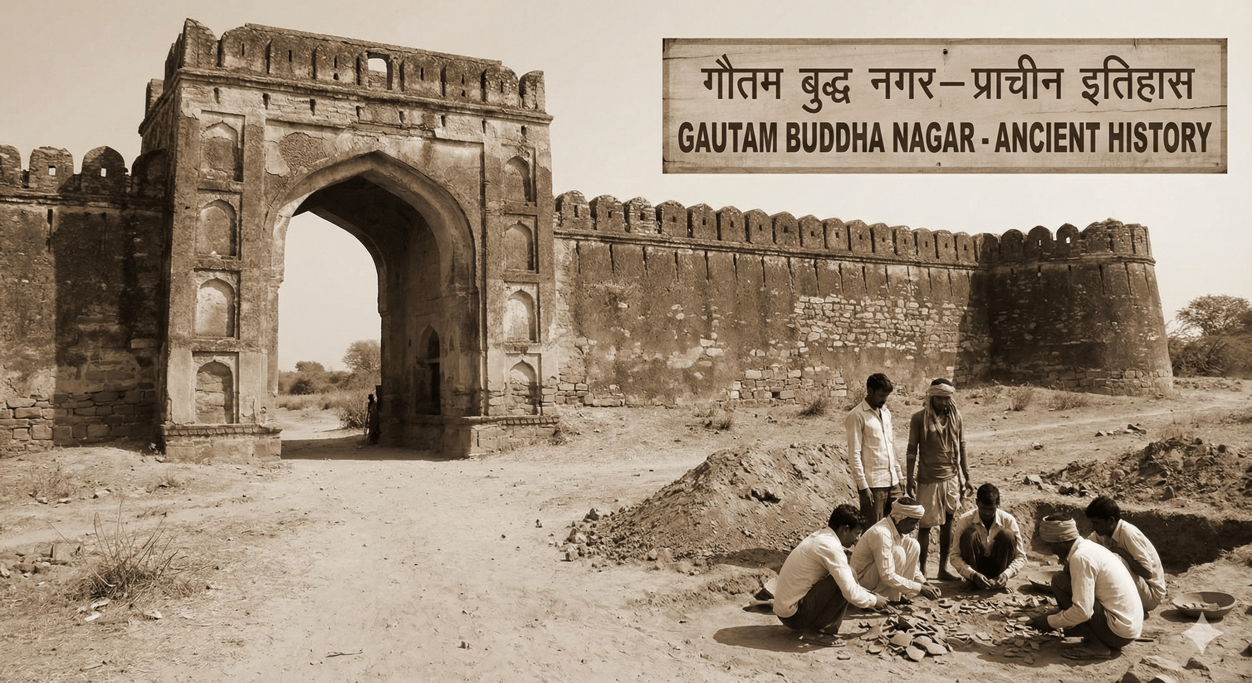 History of Gautam Buddha Nagar and part of India ?